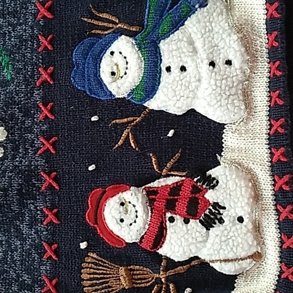 Vintage 2X ugly Christmas sweater Designer Original Studio - Picture 4 of 5